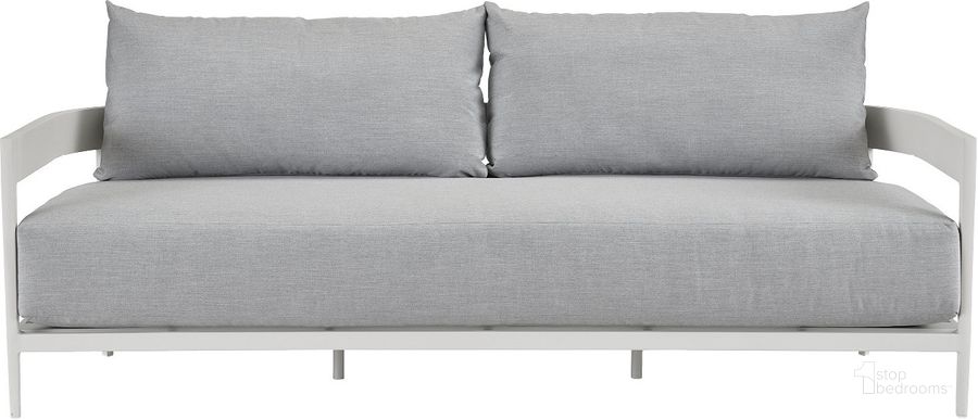 The appearance of Coastal Living South Beach Sofa In Chalk designed by Universal in the coastal interior design. This chalk piece of furniture  was selected by 1StopBedrooms from Coastal Living Collection to add a touch of cosiness and style into your home. Sku: U012800. Product Type: Sofa. Image1