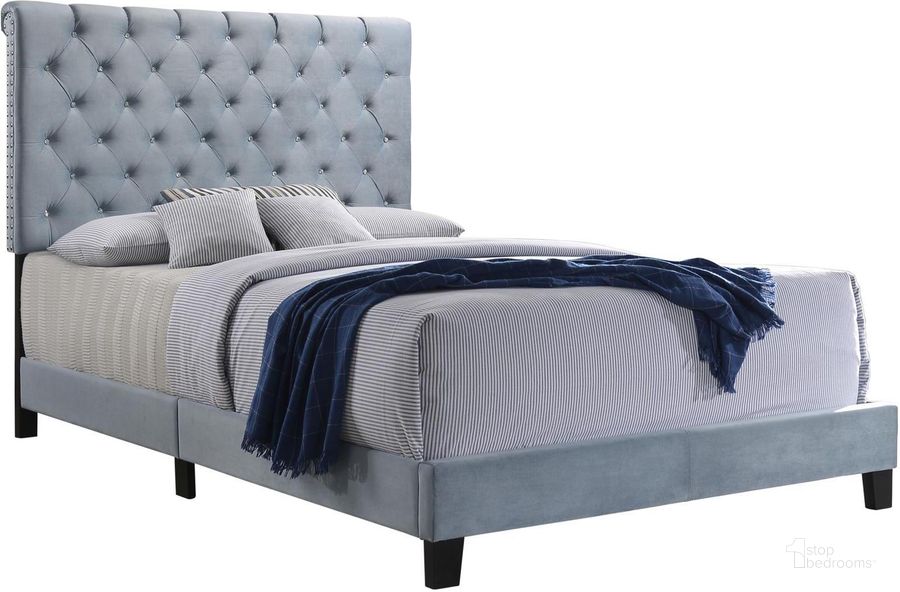 The appearance of Coaster Furniture Warner Slate Blue King Bed designed by Coaster in the modern / contemporary interior design. This blue piece of furniture  was selected by 1StopBedrooms from Warner Collection to add a touch of cosiness and style into your home. Sku: 310041KE. Bed Type: Panel Bed. Material: Wood. Product Type: Panel Bed. Bed Size: King. Image1