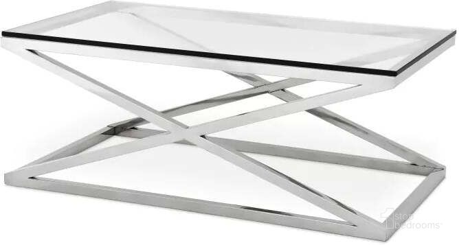 The appearance of Coffee Table Criss Cross designed by Eichholtz in the modern / contemporary interior design. This stainless steel piece of furniture  was selected by 1StopBedrooms from Criss Cross Collection to add a touch of cosiness and style into your home. Sku: 101407A;101407B. Product Type: Coffee Table. Image1
