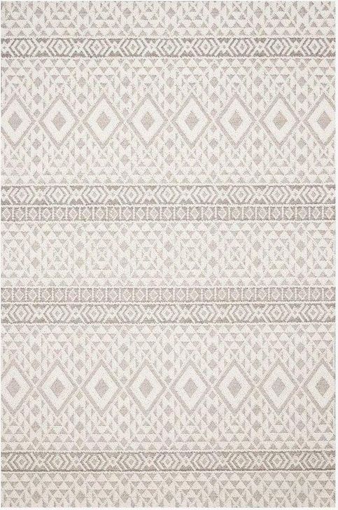 The appearance of Cole Silver/Ivory Rug COLECOL-04SIIV2259 designed by Loloi Rugs in the transitional interior design. This ivory and silver piece of furniture  was selected by 1StopBedrooms from Cole Collection to add a touch of cosiness and style into your home. Sku: COLECOL-04SIIV2259. Material: Polypropylene. Product Type: Rug. Image1