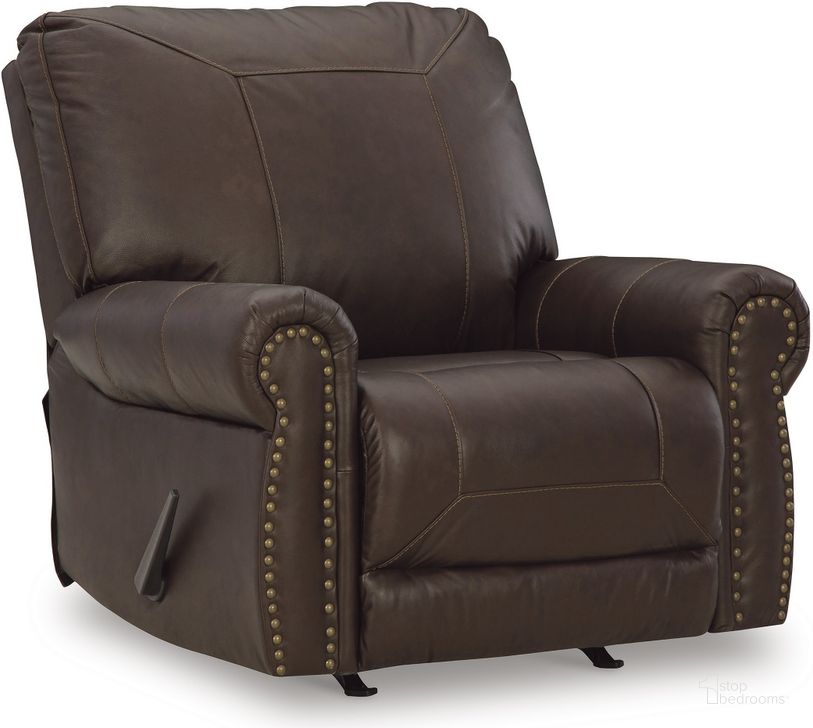 The Colleton Collection Colleton Recliner In Dark Brown by Ashley Furniture | 1StopBedrooms
