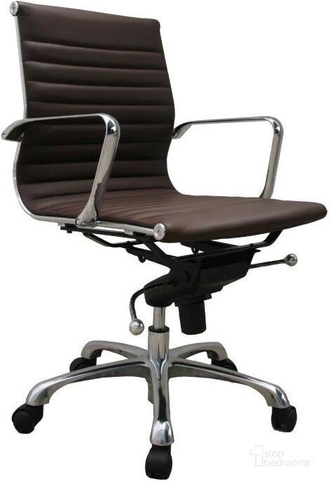 The appearance of Comfy Low Back Brown Office Chair designed by J&M in the modern / contemporary interior design. This brown piece of furniture  was selected by 1StopBedrooms from Comfy Collection to add a touch of cosiness and style into your home. Sku: 17652. Product Type: Office Chair.