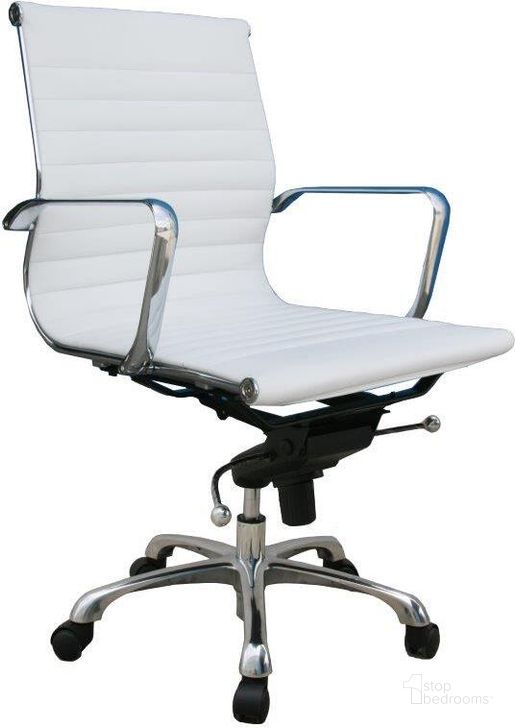 The appearance of Comfy Low Back White Office Chair designed by J&M in the modern / contemporary interior design. This white piece of furniture  was selected by 1StopBedrooms from Comfy Collection to add a touch of cosiness and style into your home. Sku: 176521. Product Type: Office Chair.