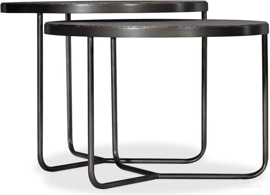 The appearance of Commerce And Market Bunching Cocktail designed by Hooker in the transitional interior design. This black piece of furniture  was selected by 1StopBedrooms from Commerce and Market Collection to add a touch of cosiness and style into your home. Sku: 7228-80024-00. Material: Aluminum. Product Type: Cocktail Table. Image1