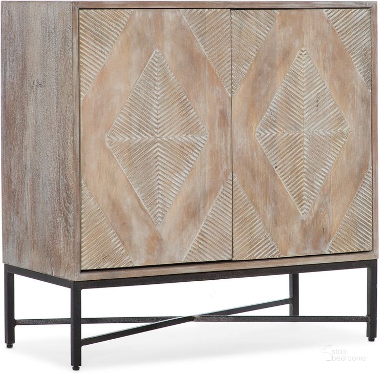The appearance of Commerce and Market Two Door Chest In Light Brown designed by Hooker in the transitional interior design. This light brown piece of furniture  was selected by 1StopBedrooms from Commerce and Market Collection to add a touch of cosiness and style into your home. Sku: 7228-50684-80. Material: Wood. Product Type: Accent Chest. Image1