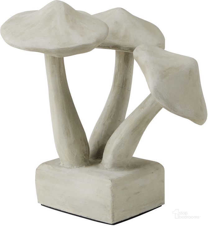 The appearance of Concrete Mushrooms In Grey designed by Currey & Company in the modern / contemporary interior design. This grey piece of furniture  was selected by 1StopBedrooms from Concrete Collection to add a touch of cosiness and style into your home. Sku: 2200-0026. Product Type: Sculpture. Material: Concrete. Image1