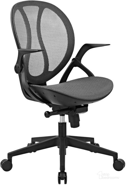 The appearance of Conduct Mesh Office Chair In Gray designed by Modway in the modern / contemporary interior design. This gray piece of furniture  was selected by 1StopBedrooms from Conduct Collection to add a touch of cosiness and style into your home. Sku: EEI-2772-GRY. Product Type: Office Chair. Material: Foam. Image1
