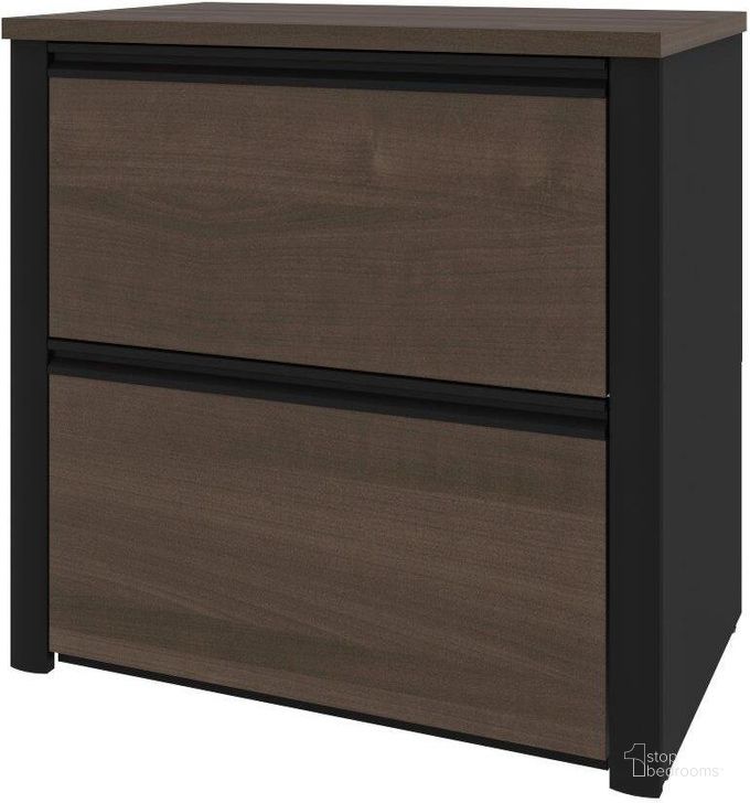 The appearance of Connexion 30 Inch lateral file in Antigua and Black designed by Bestar in the modern / contemporary interior design. This black piece of furniture  was selected by 1StopBedrooms from Connexion Collection to add a touch of cosiness and style into your home. Sku: 93631-000052. Material: Wood. Product Type: File Cabinet. Image1