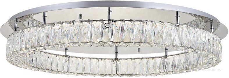 The appearance of Conquerall Mills Chrome Flush Mount Lighting 0qd24306589 designed by Luxury Loft in the modern / contemporary interior design. This chrome piece of furniture  was selected by 1StopBedrooms from Conquerall Mills Collection to add a touch of cosiness and style into your home. Sku: 3503F33C. Material: Metal. Product Type: Flush Mount. Image1