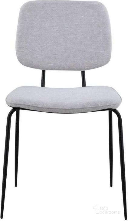 The appearance of Contemporary Side Chair W/Diamond Stitch Backrest Set of 4 designed by Chintaly Imports in the modern / contemporary interior design. This matte black piece of furniture  was selected by 1StopBedrooms from Bertha Collection to add a touch of cosiness and style into your home. Sku: BERTHA-SC-GRY. Product Type: Side Chair. Image1