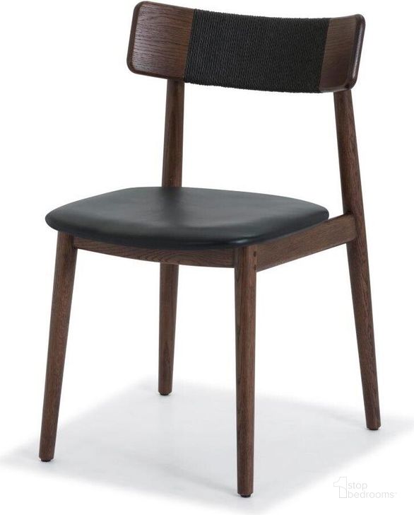 The appearance of Converse Dining Chair Set of 2 In Brown designed by Union Home Furniture in the modern / contemporary interior design. This brown piece of furniture  was selected by 1StopBedrooms from Converse Collection to add a touch of cosiness and style into your home. Sku: DIN00350. Material: Leather. Product Type: Dining Chair. Image1