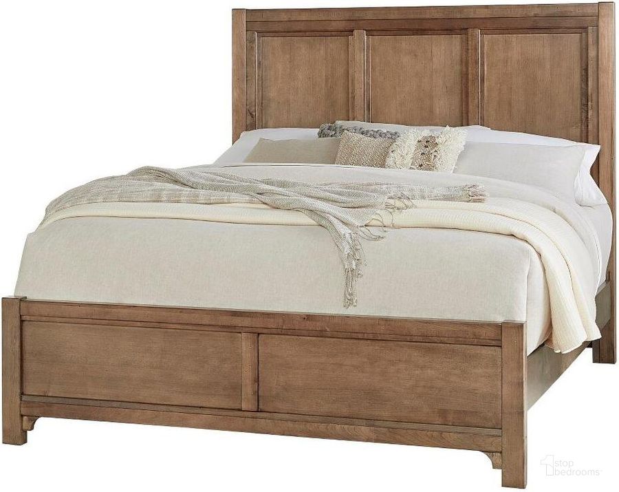 The appearance of Cool Farmhouse Queen Panel Bed In Natural designed by Vaughan Bassett in the transitional interior design. This natural piece of furniture  was selected by 1StopBedrooms from Cool Farmhouse Collection to add a touch of cosiness and style into your home. Sku: 800-557;800-755;800-922. Bed Type: Panel Bed. Material: Wood. Product Type: Panel Bed. Bed Size: Queen. Image1