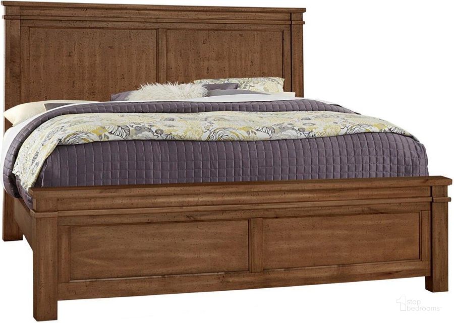 The appearance of Cool Rustic Queen Mansion Bed In Amber designed by Artisan & Post in the rustic / southwestern interior design. This amber piece of furniture  was selected by 1StopBedrooms from Cool Rustic Collection to add a touch of cosiness and style into your home. Sku: 174-551;174-155;174-922. Bed Type: Panel Bed. Material: Wood. Product Type: Panel Bed. Bed Size: Queen. Image1