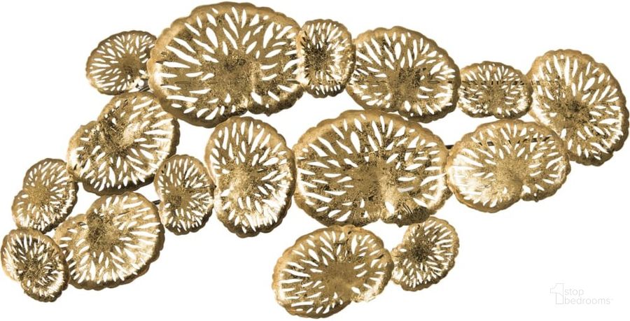 The appearance of Coral Plate Wall Decor designed by Safavieh in the modern / contemporary interior design. This gold piece of furniture  was selected by 1StopBedrooms from Coral Collection to add a touch of cosiness and style into your home. Sku: WDC1026A. Material: Iron. Product Type: Wall Decor. Image1