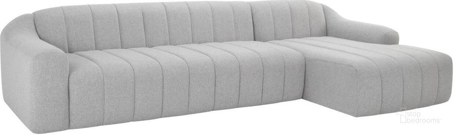 The appearance of Coraline Linen Fabric Sofa HGSN421 designed by Nuevo in the modern / contemporary interior design. This linen piece of furniture  was selected by 1StopBedrooms from Coraline Collection to add a touch of cosiness and style into your home. Sku: HGSN421. Material: Fabric. Product Type: Sofa.