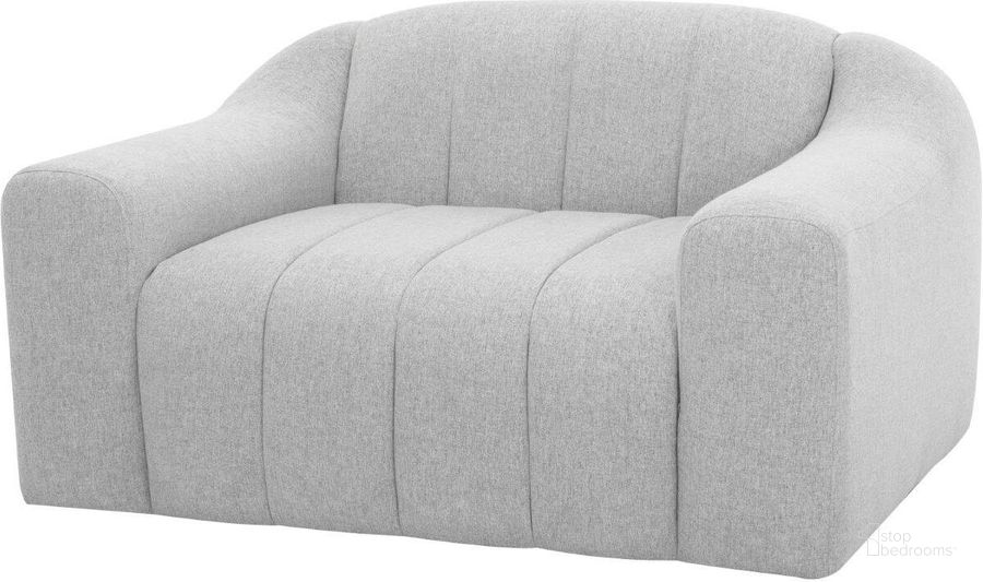 The appearance of Coraline Linen Fabric Sofa designed by Nuevo in the modern / contemporary interior design. This linen piece of furniture  was selected by 1StopBedrooms from Coraline Collection to add a touch of cosiness and style into your home. Sku: HGSN437. Material: Fabric. Product Type: Sofa.