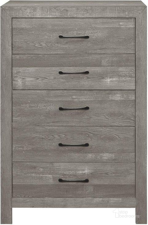 The appearance of Corbin Gray Chest designed by Homelegance in the transitional interior design. This gray piece of furniture  was selected by 1StopBedrooms from Corbin Collection to add a touch of cosiness and style into your home. Sku: 1534GY-9. Material: Wood. Product Type: Chest. Image1