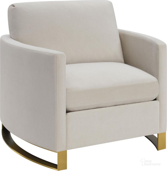 The appearance of Corliss Chair designed by Coaster in the modern / contemporary interior design. This beige piece of furniture  was selected by 1StopBedrooms from Corliss Collection to add a touch of cosiness and style into your home. Sku: 508823. Material: Wood. Product Type: Chair. Image1