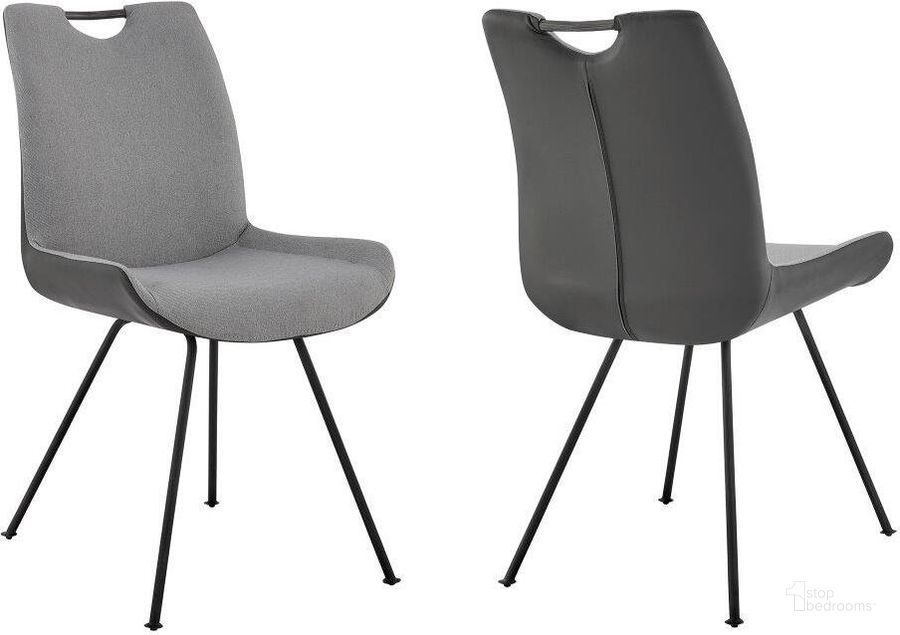 The appearance of Coronado Pewter Upholstered Side Chair designed by Armen Living in the modern / contemporary interior design. This pewter piece of furniture  was selected by 1StopBedrooms from Coronado Collection to add a touch of cosiness and style into your home. Sku: LCCDSIPW. Material: Fabric. Product Type: Side Chair. Image1