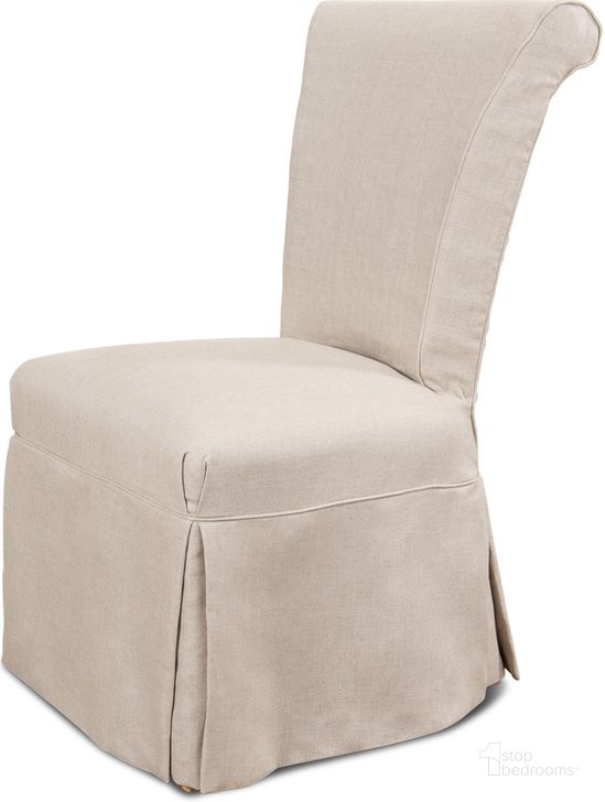 The appearance of Corseted Beige Side Chair Set Of 2 designed by Sarreid in the traditional interior design. This beige piece of furniture  was selected by 1StopBedrooms from Corseted Collection to add a touch of cosiness and style into your home. Sku: 27718. Product Type: Dining Chair. Image1