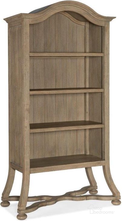 The appearance of Corsica Bookcase designed by Hooker in the traditional interior design. This light wood piece of furniture  was selected by 1StopBedrooms from Work Your Way Collection to add a touch of cosiness and style into your home. Sku: 5180-10445. Material: Wood. Product Type: Bookcase. Image1