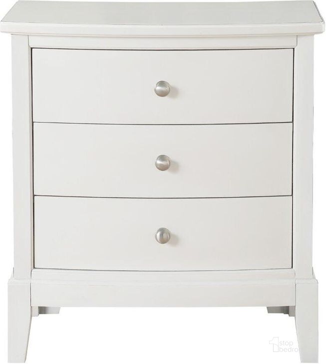 The appearance of Cotterill Antique White Nightstand designed by Homelegance in the transitional interior design. This white piece of furniture  was selected by 1StopBedrooms from Cotterill Collection to add a touch of cosiness and style into your home. Sku: 1730WW-4. Material: Wood. Product Type: Nightstand. Image1