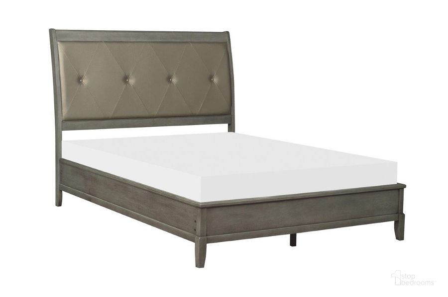 The appearance of Cotterill Gray Full Poster Bed designed by Homelegance in the transitional interior design. This gray piece of furniture  was selected by 1StopBedrooms from Cotterill Collection to add a touch of cosiness and style into your home. Sku: 1730FGY-1;1730FGY-2;1730FGY-3. Bed Type: Panel Bed. Material: Wood. Product Type: Panel Bed. Bed Size: Full. Image1
