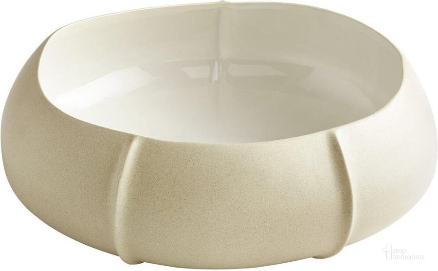The appearance of Cotton Large Bowl designed by Cyan Design in the modern / contemporary interior design. This white piece of furniture  was selected by 1StopBedrooms from Cotton Collection to add a touch of cosiness and style into your home. Sku: 06885. Material: Ceramic. Product Type: Bowl.