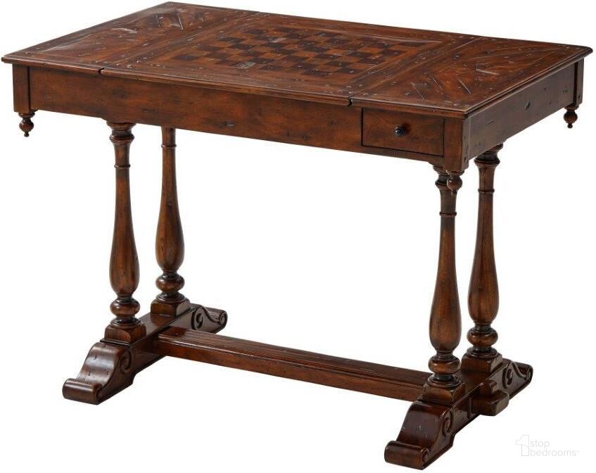 The appearance of Country Cottage Game Table designed by Theodore Alexander in the traditional interior design. This  piece of furniture  was selected by 1StopBedrooms from Castle Bromwich Collection to add a touch of cosiness and style into your home. Sku: CB52001. Material: Wood. Product Type: Game Table.