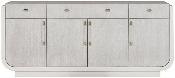 The appearance of Cove Buffet In White designed by Vanguard Furniture in the modern / contemporary interior design. This white piece of furniture  was selected by 1StopBedrooms from Cove Collection to add a touch of cosiness and style into your home. Sku: S401SC-4C. Material: Wood. Product Type: Buffet. Image1