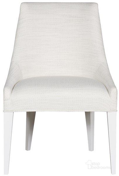 The appearance of Cove Chair In White designed by Vanguard Furniture in the transitional interior design. This white piece of furniture  was selected by 1StopBedrooms from Cove Collection to add a touch of cosiness and style into your home. Sku: T400-CH. Product Type: Chair. Material: Upholstery. Image1
