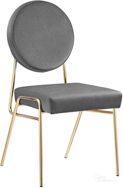 The appearance of Craft Performance Velvet Dining Side Chair In Gold Gray designed by Modway in the transitional interior design. This gold gray piece of furniture  was selected by 1StopBedrooms from Craft Collection to add a touch of cosiness and style into your home. Sku: EEI-6252-GLD-GRY. Material: Polyester. Product Type: Side Chair. Image1