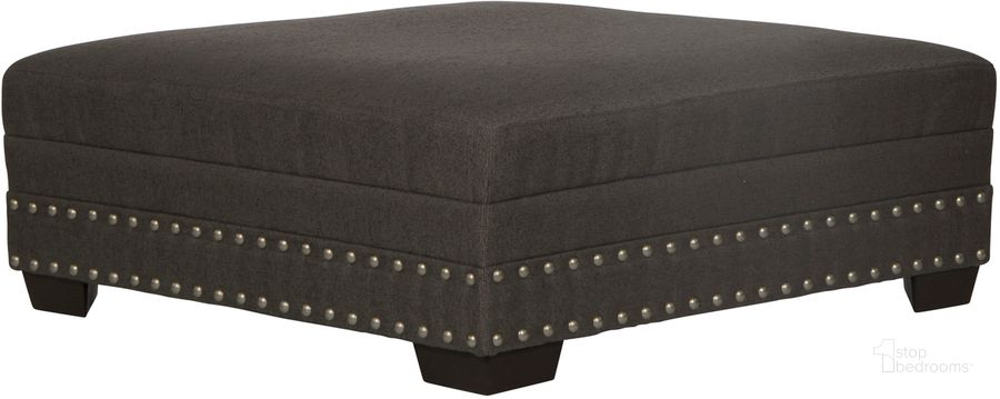 The appearance of Crawford Cocktail Ottoman In Charcoal designed by Jackson in the traditional interior design. This charcoal piece of furniture  was selected by 1StopBedrooms from Crawford Collection to add a touch of cosiness and style into your home. Sku: 547328156158. Material: Fabric. Product Type: Ottoman. Image1