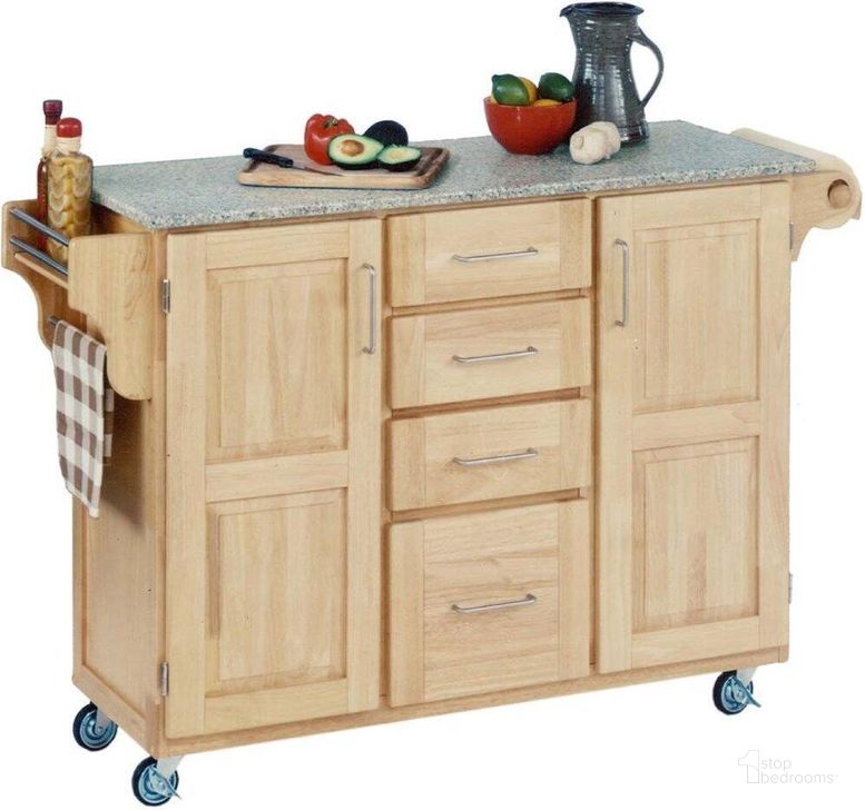 The appearance of Create-A-Cart Brown Kitchen Cart 9100-1013 designed by Homestyles in the traditional interior design. This brown piece of furniture  was selected by 1StopBedrooms from Create-A-Cart Collection to add a touch of cosiness and style into your home. Sku: 9100-001;9100-103. Material: Wood. Product Type: Kitchen Cart. Image1