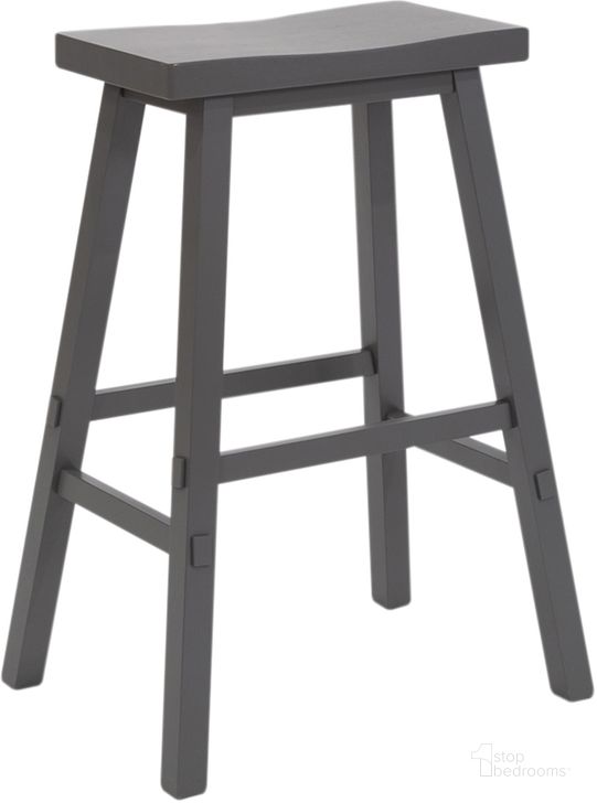 The appearance of Creations Ii 30 Inch Sawhorse Stool- Gray designed by Liberty in the traditional interior design. This gray piece of furniture  was selected by 1StopBedrooms from Creations Ii Collection to add a touch of cosiness and style into your home. Sku: 38-B1830-G. Product Type: Barstool. Material: Rubberwood. Image1