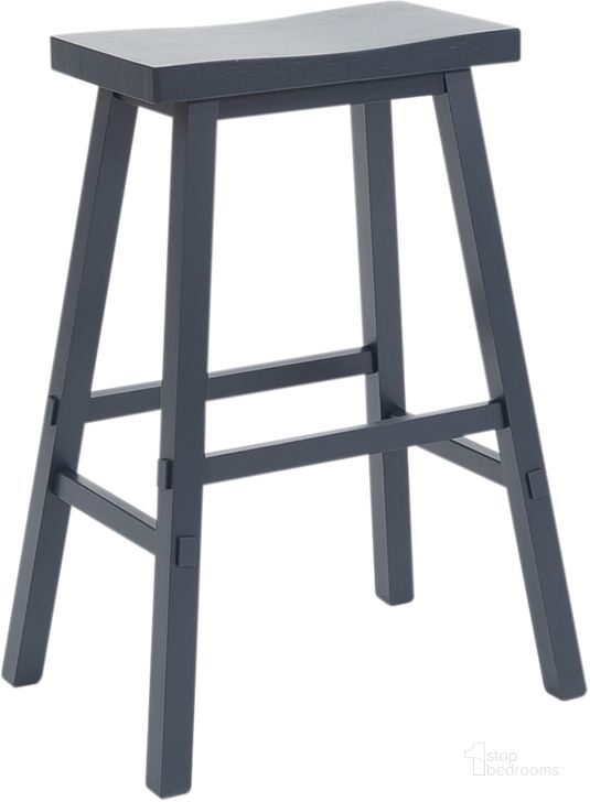 The appearance of Creations Ii 30 Inch Sawhorse Stool- Navy designed by Liberty in the traditional interior design. This navy piece of furniture  was selected by 1StopBedrooms from Creations Ii Collection to add a touch of cosiness and style into your home. Sku: 38-B1830-N. Product Type: Barstool. Material: Rubberwood. Image1