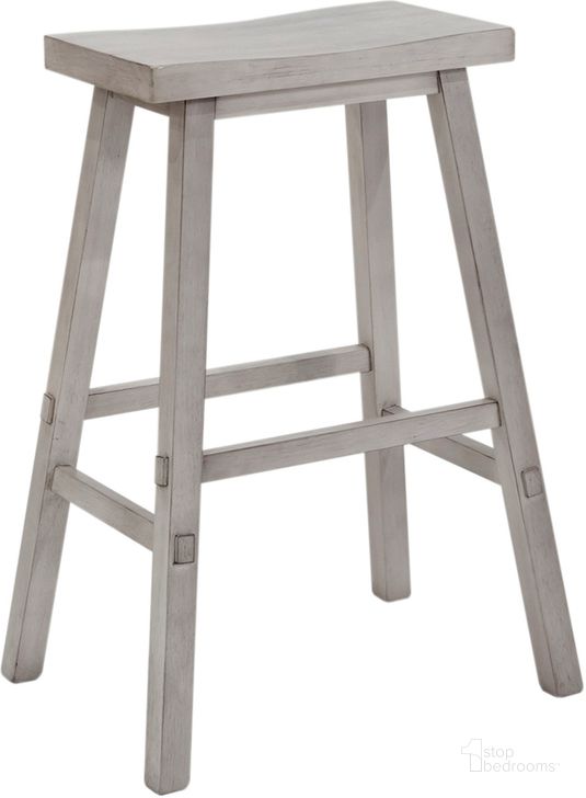 The appearance of Creations Ii 30 Inch Sawhorse Stool- White designed by Liberty in the traditional interior design. This white piece of furniture  was selected by 1StopBedrooms from Creations Ii Collection to add a touch of cosiness and style into your home. Sku: 38-B1830-W. Product Type: Barstool. Material: Rubberwood. Image1