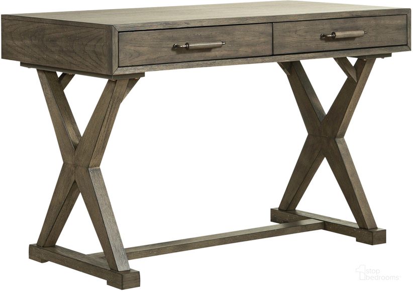 The appearance of Crescent Creek Writing Desk designed by Liberty in the modern / contemporary interior design. This weathered gray piece of furniture  was selected by 1StopBedrooms from Crescent Creek Collection to add a touch of cosiness and style into your home. Sku: 530-HO107. Product Type: Writing Desk. Material: Rubberwood. Image1
