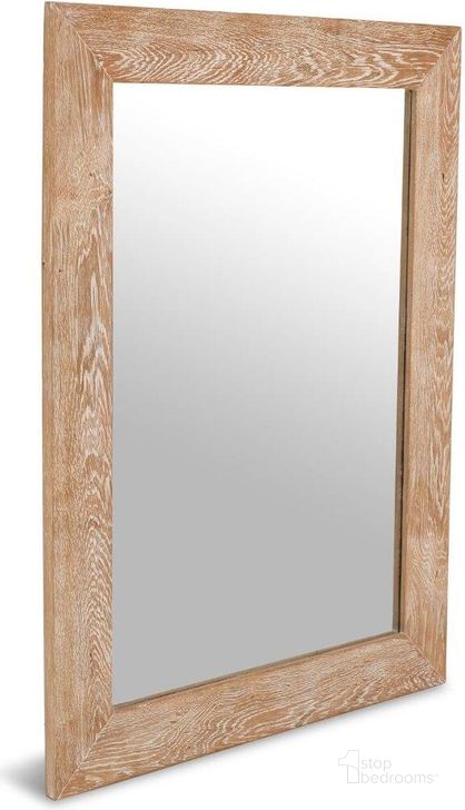 The appearance of Cresthill White Oak Mirror designed by Meridian in the modern / contemporary interior design. This white piece of furniture  was selected by 1StopBedrooms from Cresthill Collection to add a touch of cosiness and style into your home. Sku: 272-M. Material: Glass. Product Type: Accent Mirror. Image1