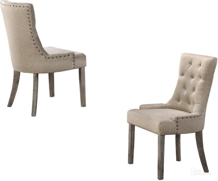 The appearance of Crystal Wood Dining Side Chair Set of 2 In Mocha And Natural designed by Best Master Furniture in the transitional interior design. This mocha and natural piece of furniture  was selected by 1StopBedrooms from Crystal Collection to add a touch of cosiness and style into your home. Sku: CRYSTMC. Material: Wood. Product Type: Side Chair. Image1