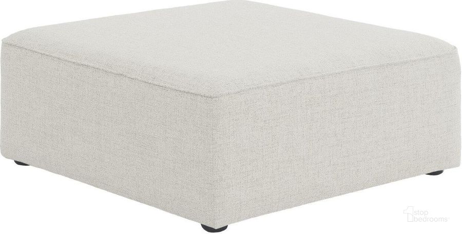 The appearance of Cube Cream Durable Linen Ottoman designed by Meridian in the modern / contemporary interior design. This cream piece of furniture  was selected by 1StopBedrooms from Cube Collection to add a touch of cosiness and style into your home. Sku: 630Cream-Ott. Material: Wood. Product Type: Ottoman. Image1