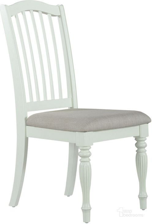 The appearance of Cumberland Creek Slat Back Side Chair Rta Set Of 2 designed by Liberty in the country / farmhouse interior design. This nutmeg piece of furniture  was selected by 1StopBedrooms from Cumberland Creek Collection to add a touch of cosiness and style into your home. Sku: 334-C1502S. Product Type: Side Chair. Material: Rubberwood. Image1