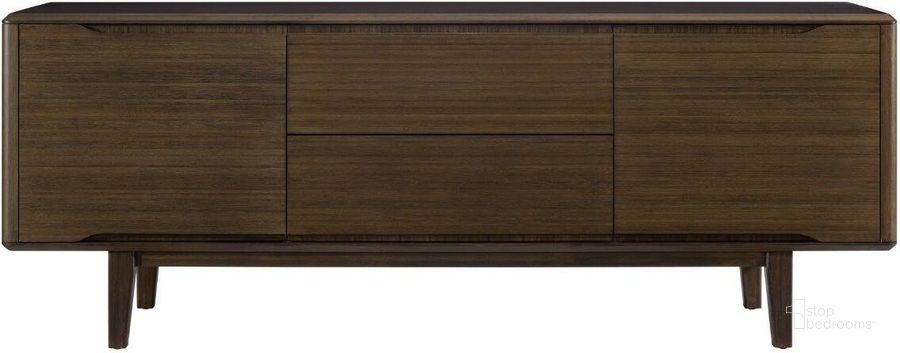 The appearance of Currant Black Walnut Sideboard designed by Greenington in the transitional interior design. This black walnut piece of furniture  was selected by 1StopBedrooms from Currant Collection to add a touch of cosiness and style into your home. Sku: G0025BL. Product Type: Sideboard. Material: Bamboo. Image1