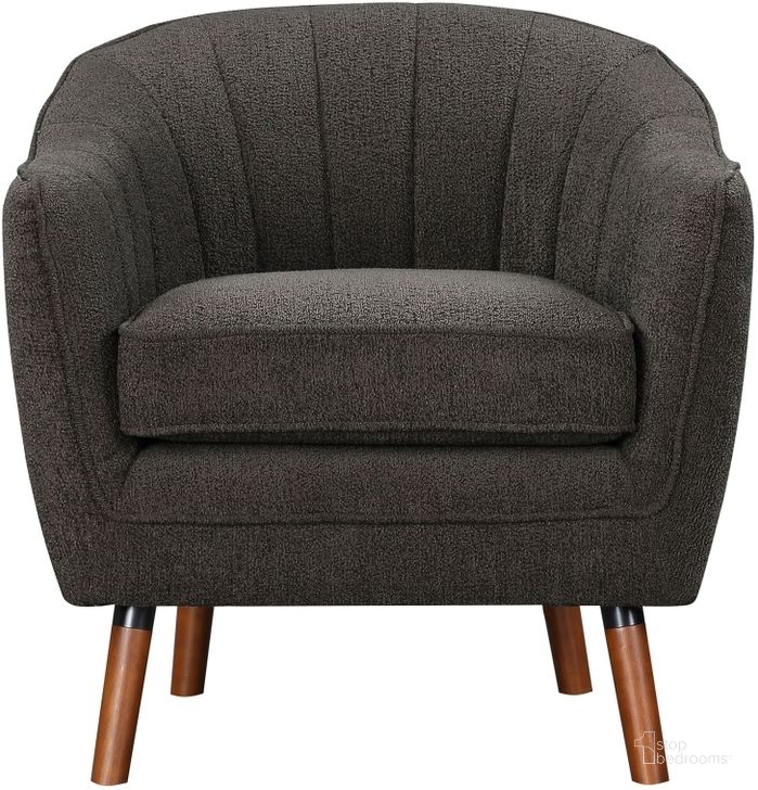 The appearance of Cutler Accent Chair In Gray designed by Homelegance in the modern / contemporary interior design. This gray piece of furniture  was selected by 1StopBedrooms from Cutler Collection to add a touch of cosiness and style into your home. Sku: 1081CC-1. Product Type: Accent Chair. Material: Textured. Image1