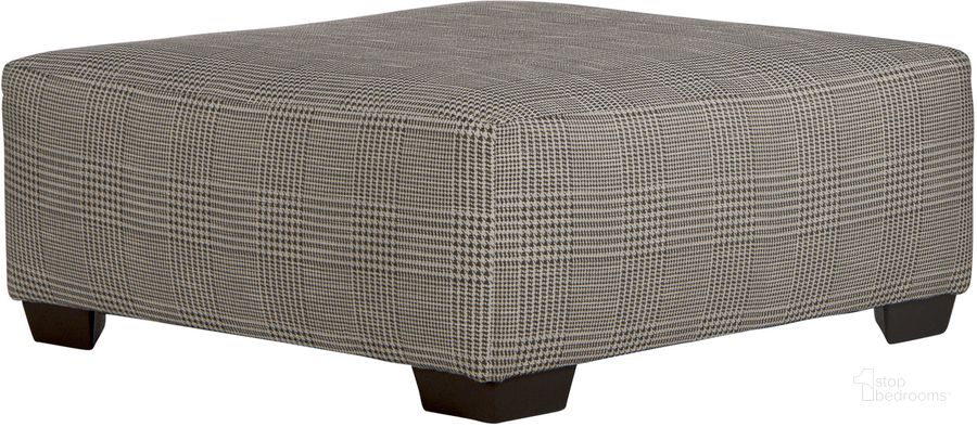 The appearance of Cutler Cocktail Ottoman In Charcoal Grey designed by Jackson in the traditional interior design. This charcoal grey piece of furniture  was selected by 1StopBedrooms from Cutler Collection to add a touch of cosiness and style into your home. Sku: 347812217718. Material: Fabric. Product Type: Ottoman.