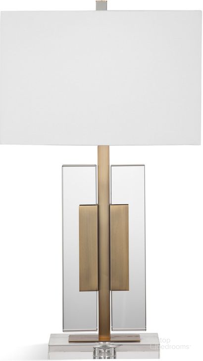 The appearance of Cynthia Brass Table Lamp designed by Bassett Mirror Company in the modern / contemporary interior design. This brass piece of furniture  was selected by 1StopBedrooms from Cynthia Collection to add a touch of cosiness and style into your home. Sku: L4053TEC. Product Type: Table Lamp. Material: Crystal. Image1