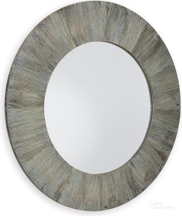 The appearance of Daceman Gray Accent Mirror designed by Signature Design by Ashley in the transitional interior design. This gray piece of furniture  was selected by 1StopBedrooms from Daceman Collection to add a touch of cosiness and style into your home. Sku: A8010313. Material: Wood. Product Type: Accent Mirror. Image1