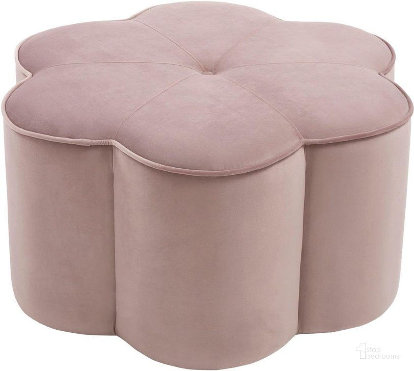 The appearance of Daisy Pink Velvet Ottoman designed by Meridian in the modern / contemporary interior design. This pink velvet piece of furniture  was selected by 1StopBedrooms from Daisy Collection to add a touch of cosiness and style into your home. Sku: 172Pink. Product Type: Ottoman. Material: Velvet. Image1