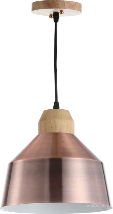 The appearance of Dajana Copper/Light Brown Pendant designed by Safavieh in the modern / contemporary interior design. This copper piece of furniture  was selected by 1StopBedrooms from Dajana Collection to add a touch of cosiness and style into your home. Sku: PND4031B. Product Type: Pendant Lighting. Image1