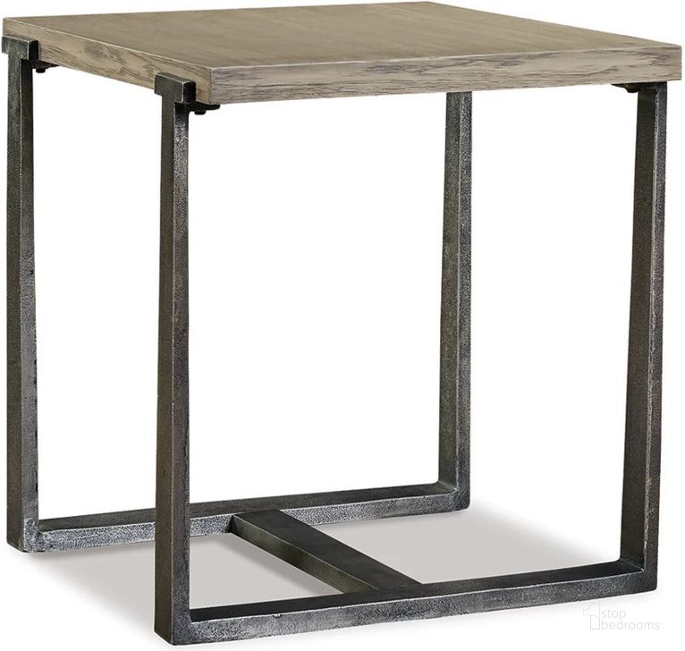 The appearance of Dalenville Gray 22 Inch End Table designed by Signature Design by Ashley in the modern / contemporary interior design. This gray piece of furniture  was selected by 1StopBedrooms from Dalenville Collection to add a touch of cosiness and style into your home. Sku: T965-3. Material: Metal. Product Type: End Table. Image1